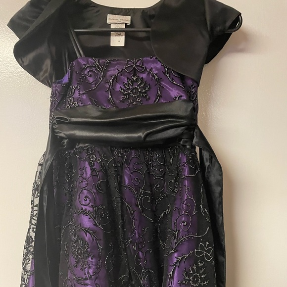 Purple Formal Dress for Little Girls - Picture 1 of 2